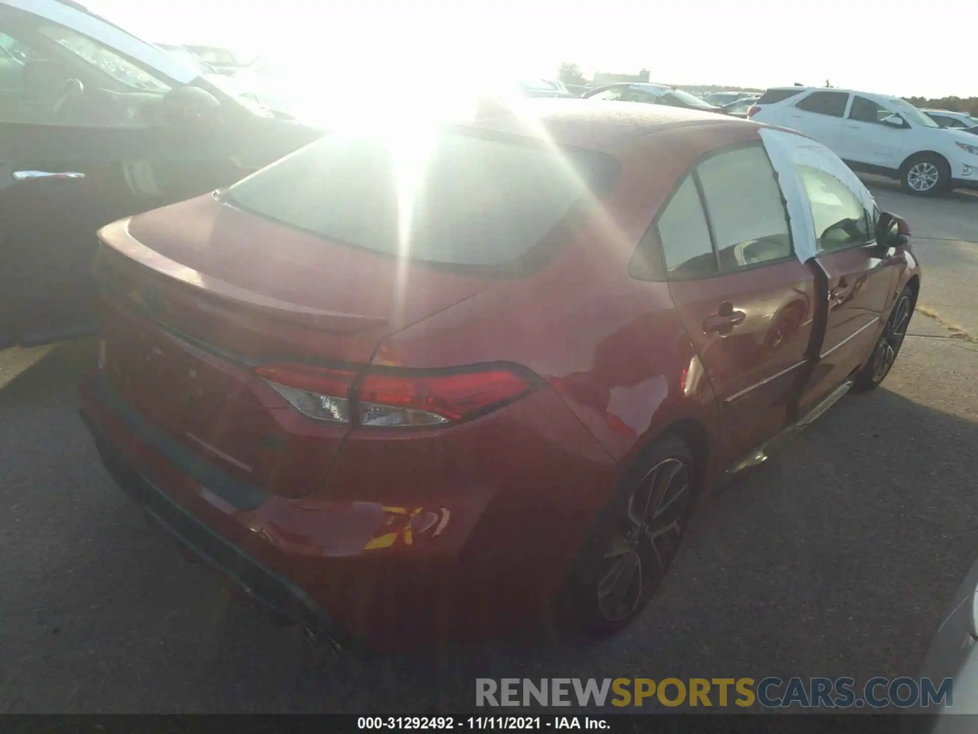 4 Photograph of a damaged car JTDS4MCEXMJ063179 TOYOTA COROLLA 2021