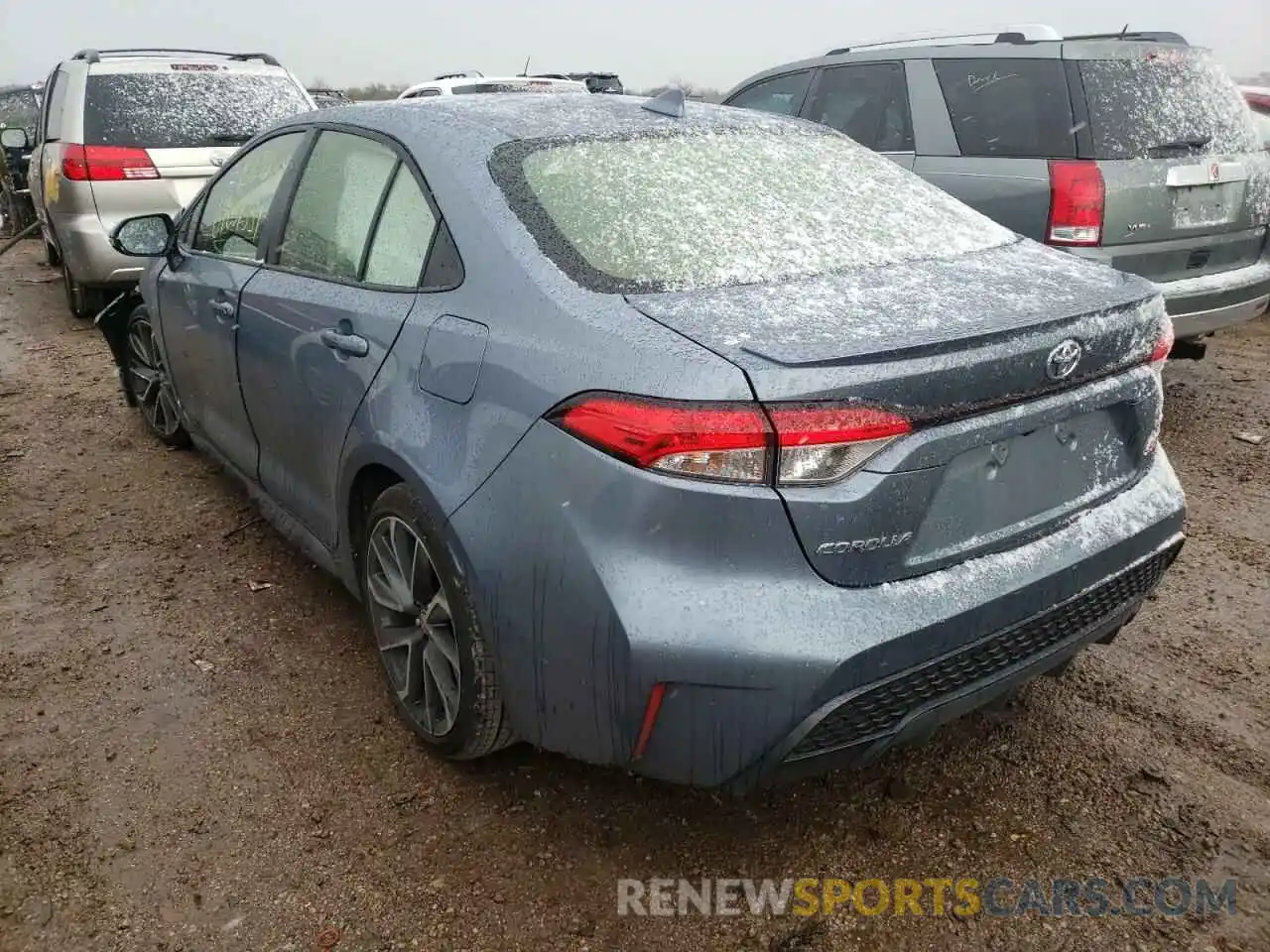 3 Photograph of a damaged car JTDS4MCEXMJ063215 TOYOTA COROLLA 2021