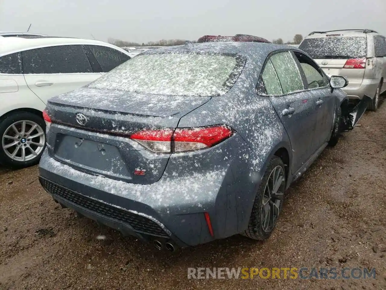 4 Photograph of a damaged car JTDS4MCEXMJ063215 TOYOTA COROLLA 2021