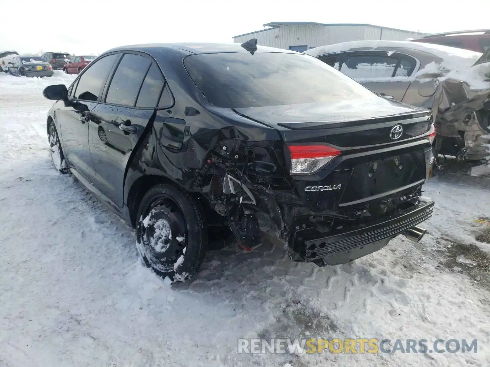 3 Photograph of a damaged car JTDS4MCEXMJ063375 TOYOTA COROLLA 2021