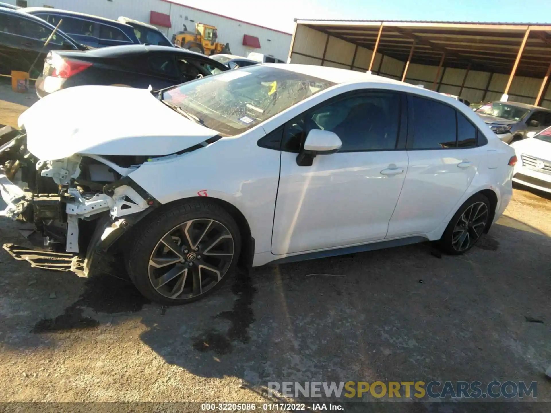 2 Photograph of a damaged car JTDS4MCEXMJ064154 TOYOTA COROLLA 2021