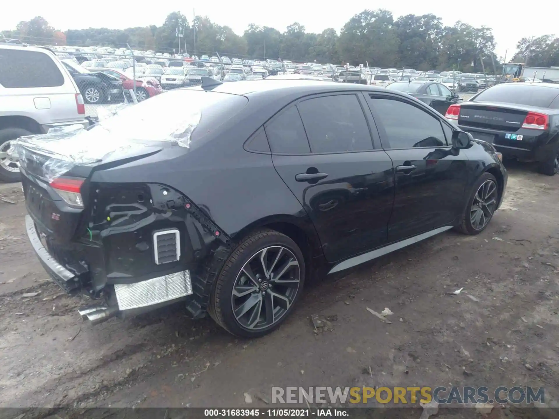 4 Photograph of a damaged car JTDS4MCEXMJ064784 TOYOTA COROLLA 2021