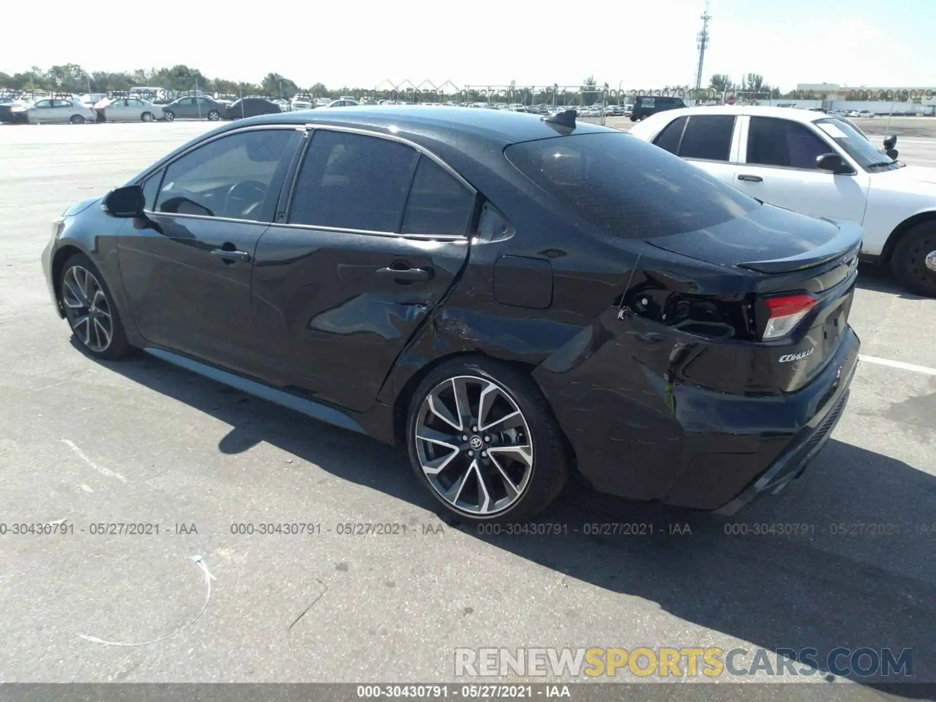 3 Photograph of a damaged car JTDS4MCEXMJ065904 TOYOTA COROLLA 2021