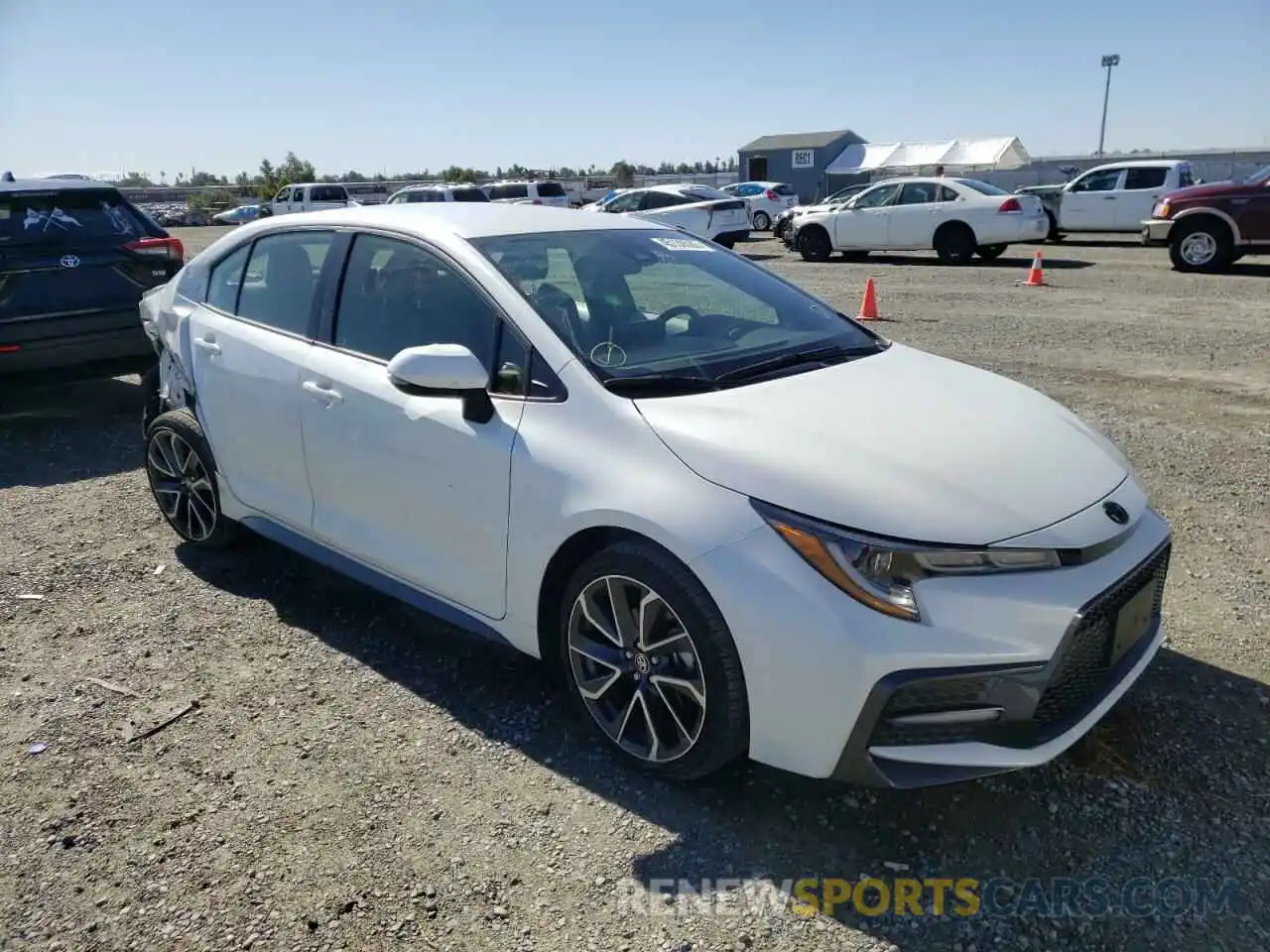 1 Photograph of a damaged car JTDS4MCEXMJ065983 TOYOTA COROLLA 2021