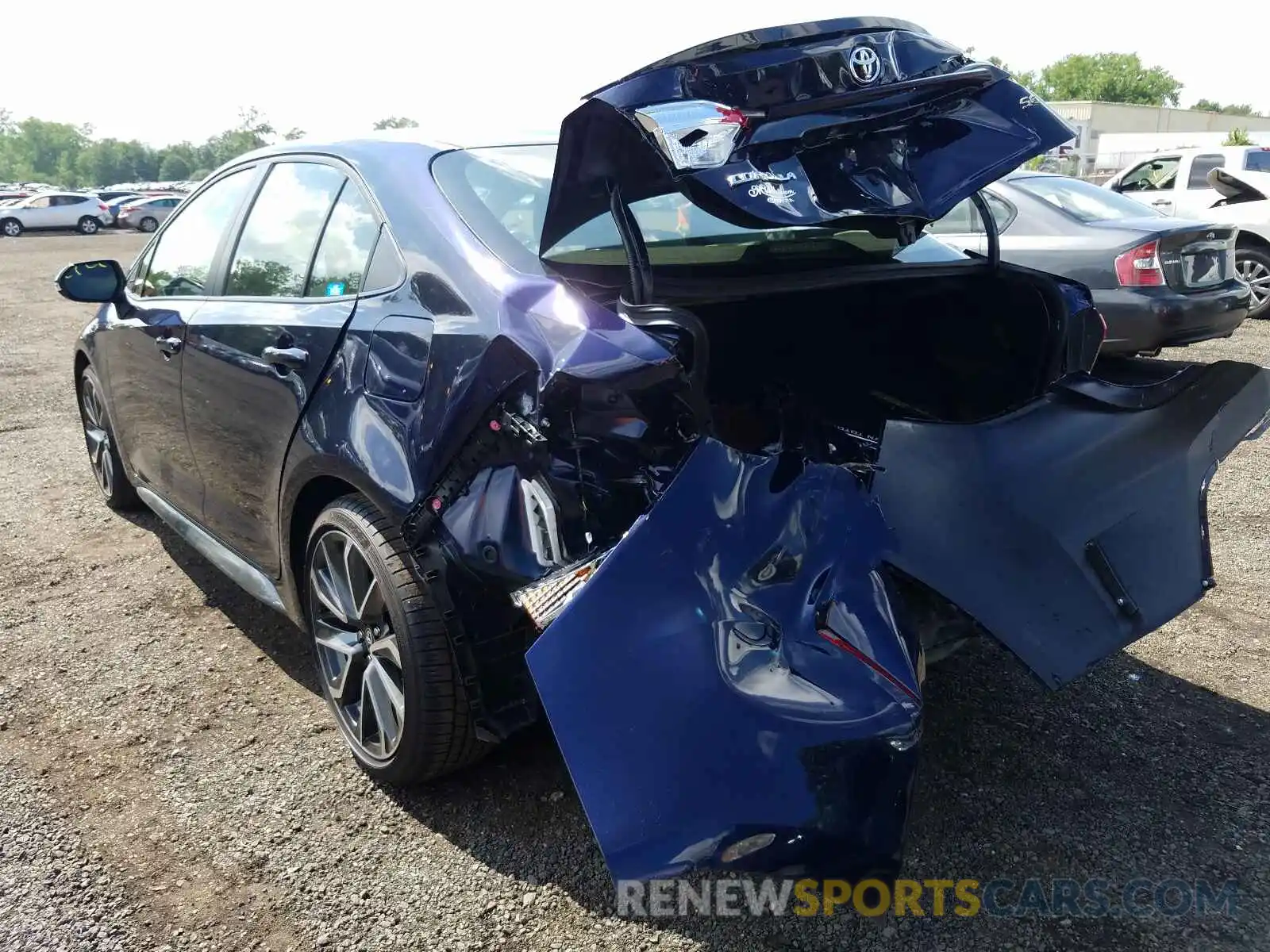 3 Photograph of a damaged car JTDS4MCEXMJ068673 TOYOTA COROLLA 2021