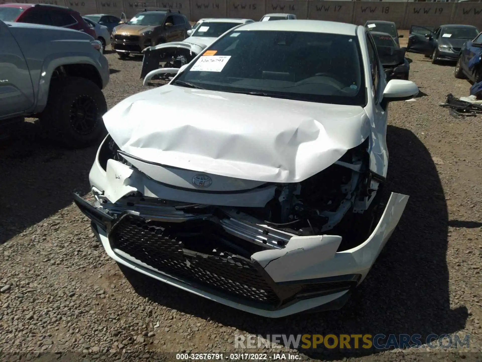 6 Photograph of a damaged car JTDS4MCEXMJ069502 TOYOTA COROLLA 2021