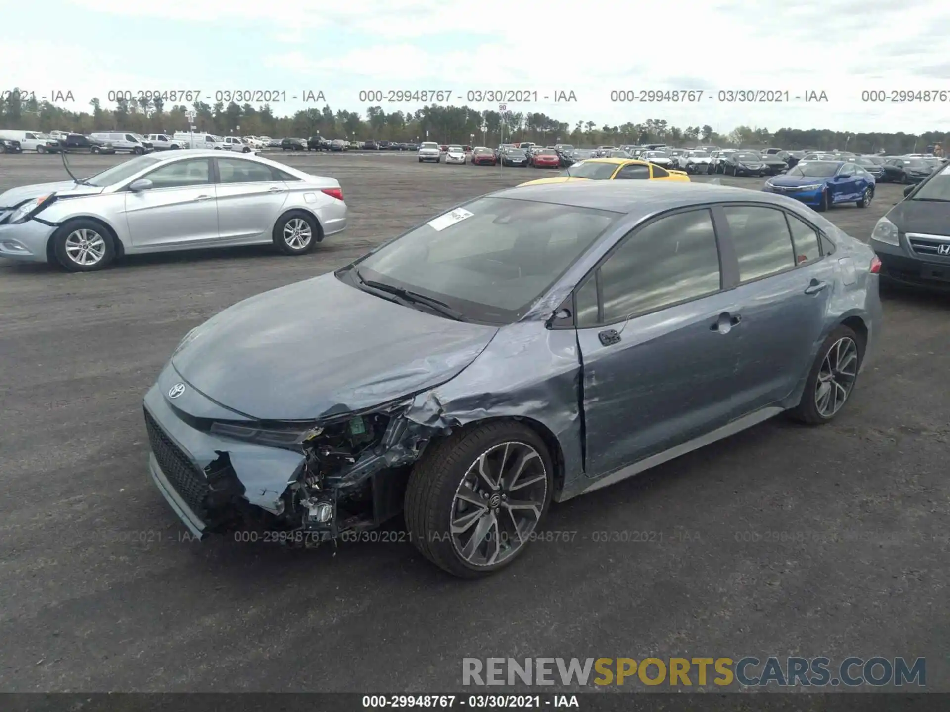 6 Photograph of a damaged car JTDS4MCEXMJ070102 TOYOTA COROLLA 2021