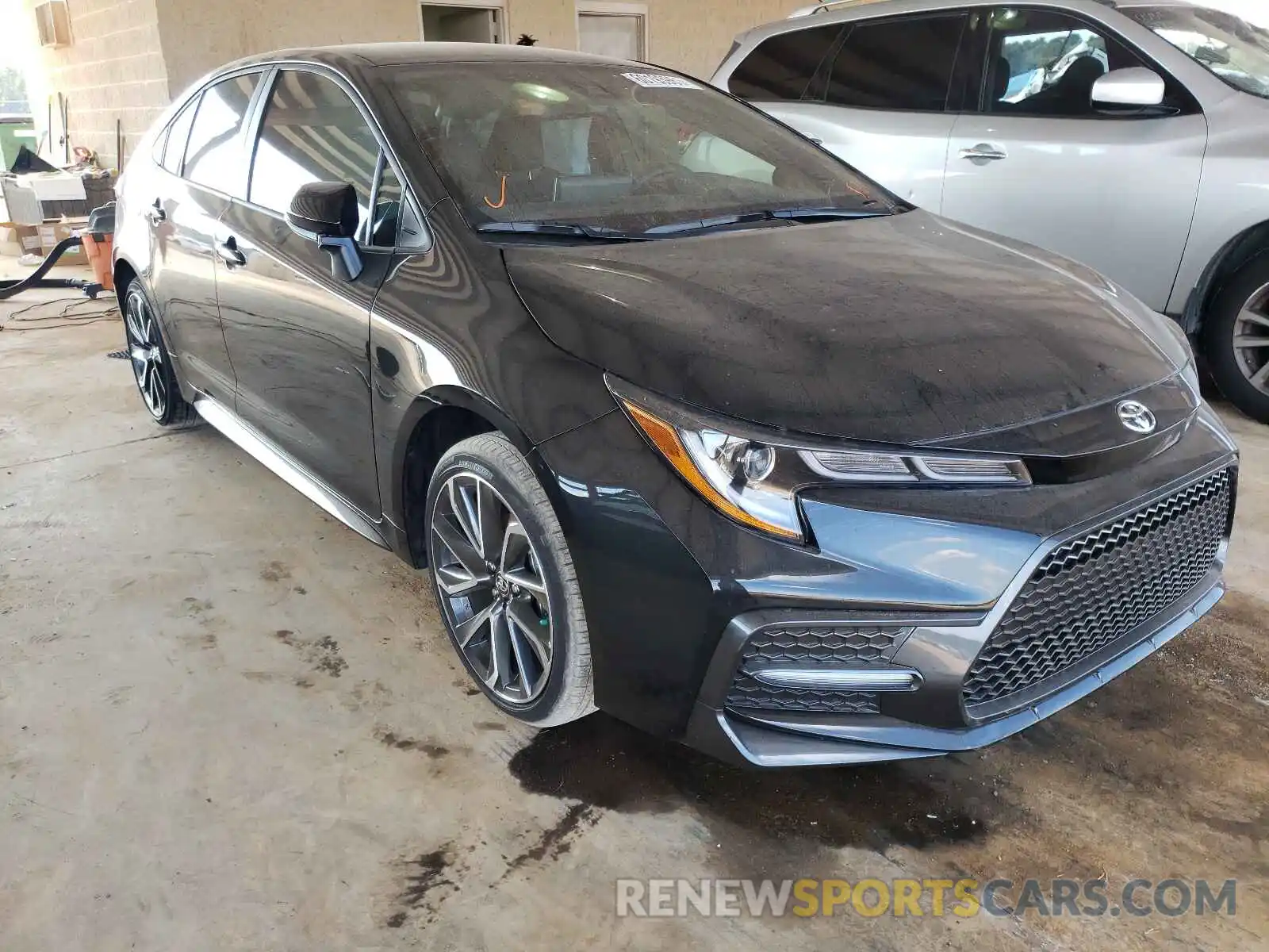 1 Photograph of a damaged car JTDS4MCEXMJ071427 TOYOTA COROLLA 2021