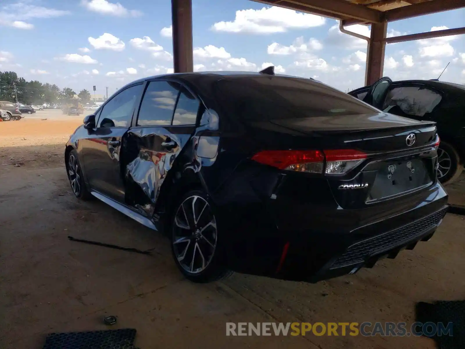 3 Photograph of a damaged car JTDS4MCEXMJ071427 TOYOTA COROLLA 2021