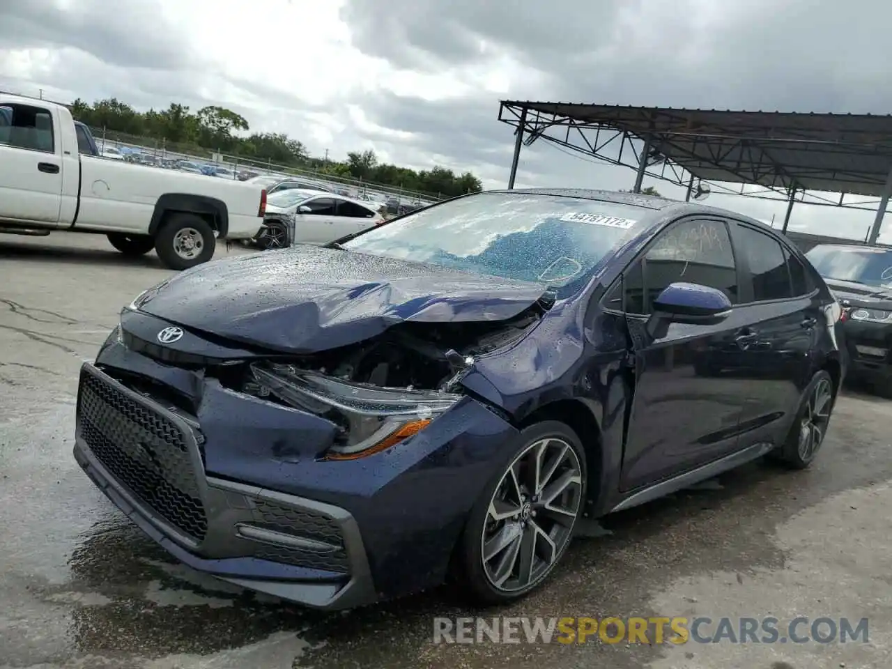 2 Photograph of a damaged car JTDS4MCEXMJ071623 TOYOTA COROLLA 2021