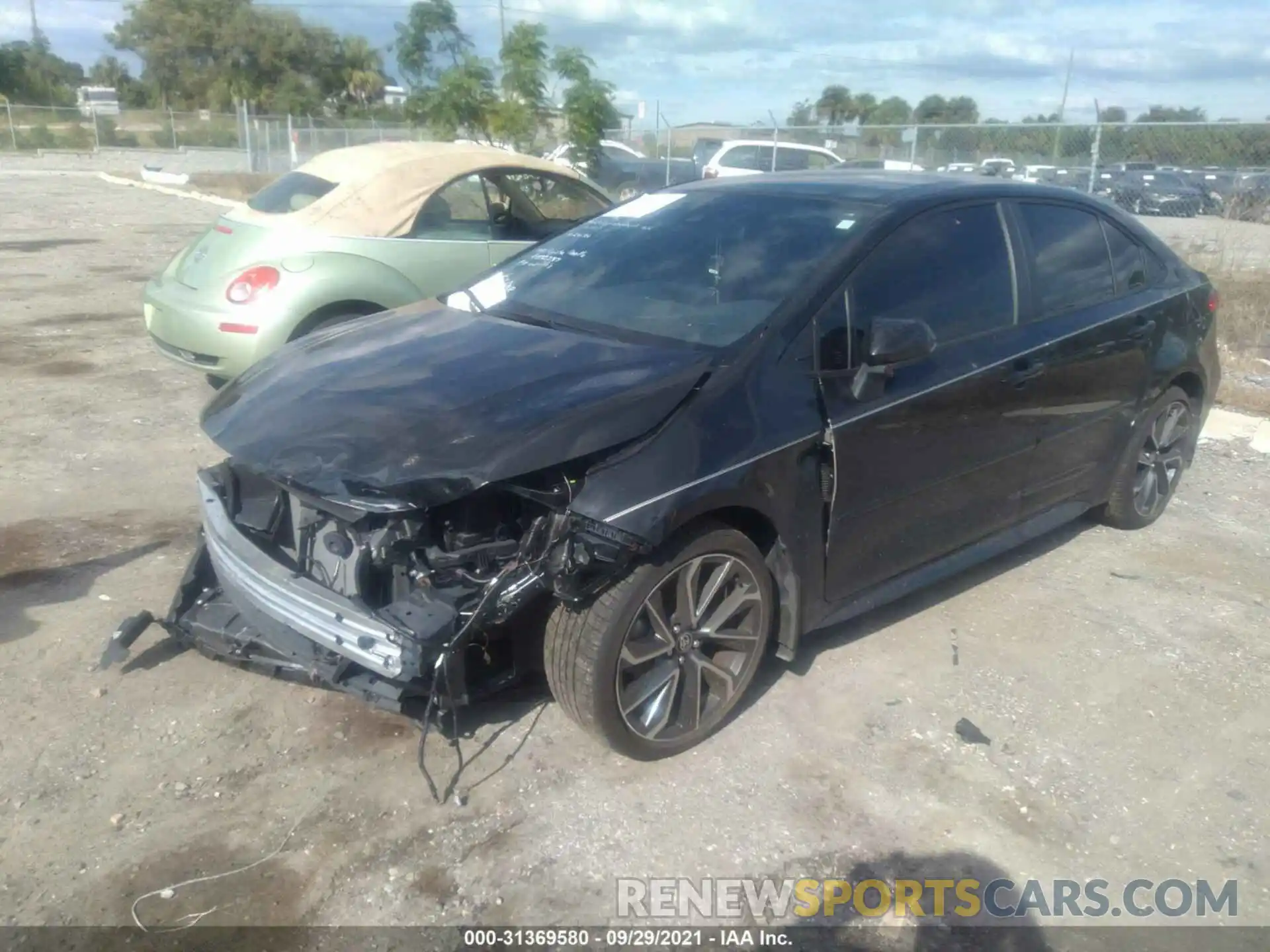 2 Photograph of a damaged car JTDS4MCEXMJ072237 TOYOTA COROLLA 2021