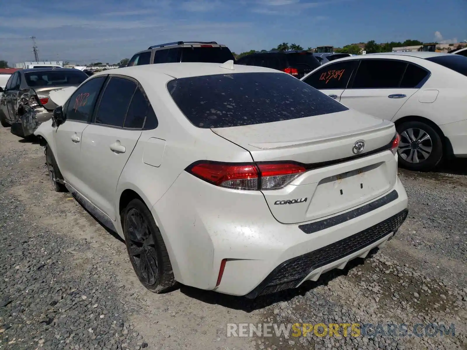 3 Photograph of a damaged car JTDS4MCEXMJ072450 TOYOTA COROLLA 2021