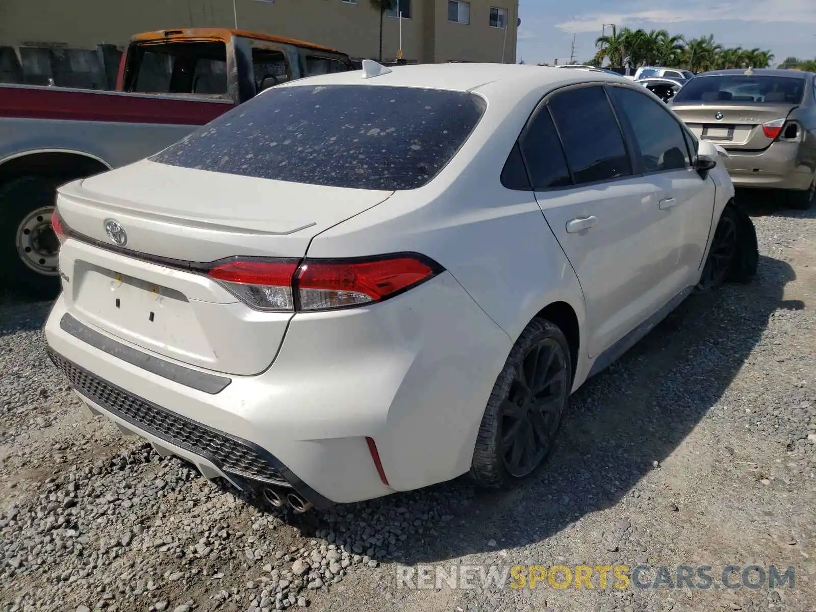 4 Photograph of a damaged car JTDS4MCEXMJ072450 TOYOTA COROLLA 2021