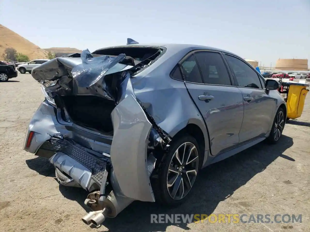 4 Photograph of a damaged car JTDS4MCEXMJ074893 TOYOTA COROLLA 2021