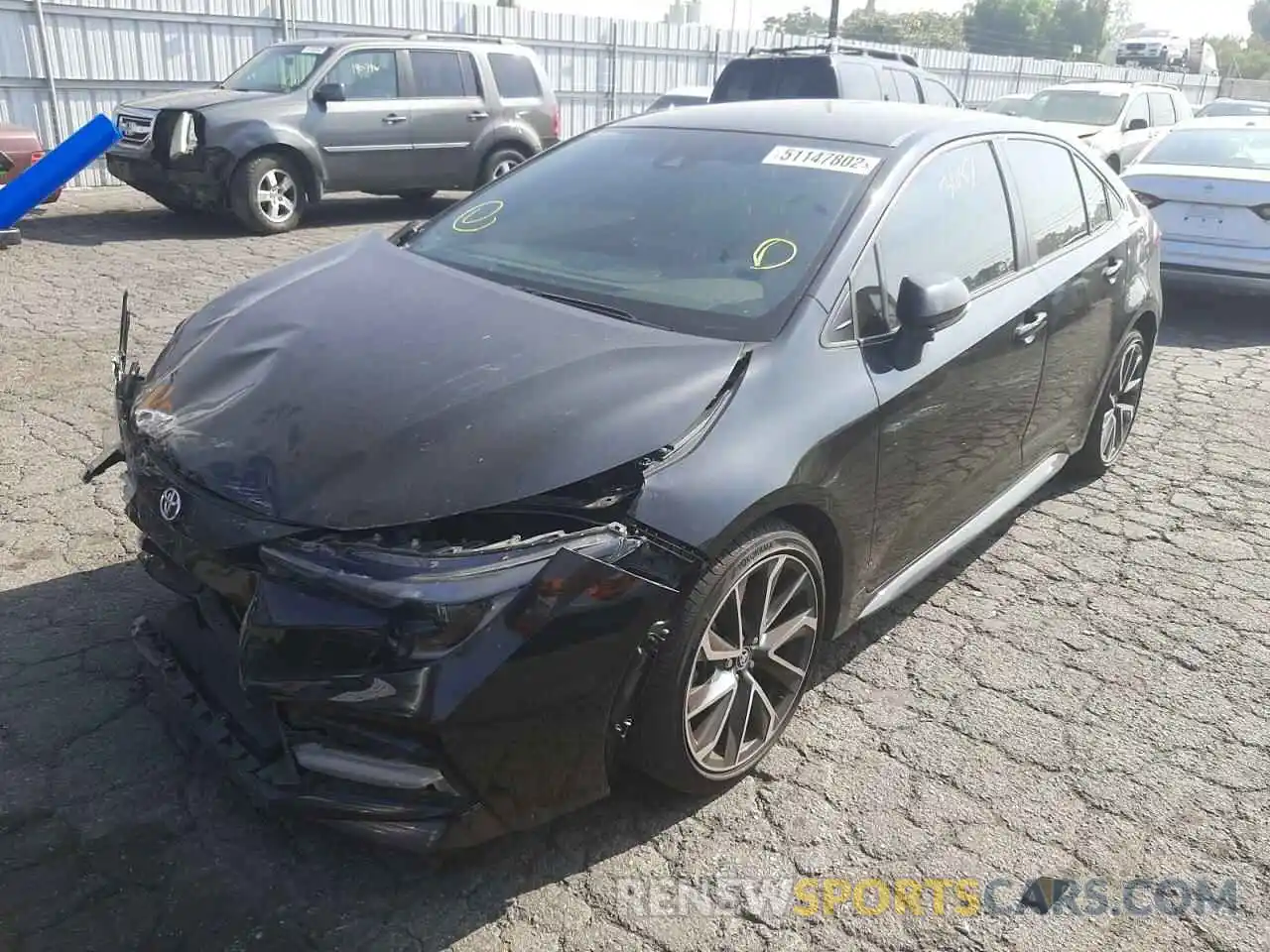 2 Photograph of a damaged car JTDS4MCEXMJ075557 TOYOTA COROLLA 2021