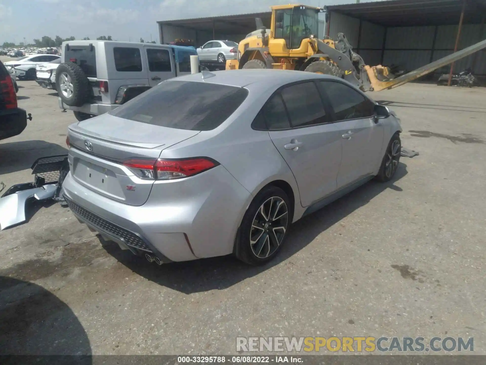 4 Photograph of a damaged car JTDS4MCEXMJ075588 TOYOTA COROLLA 2021