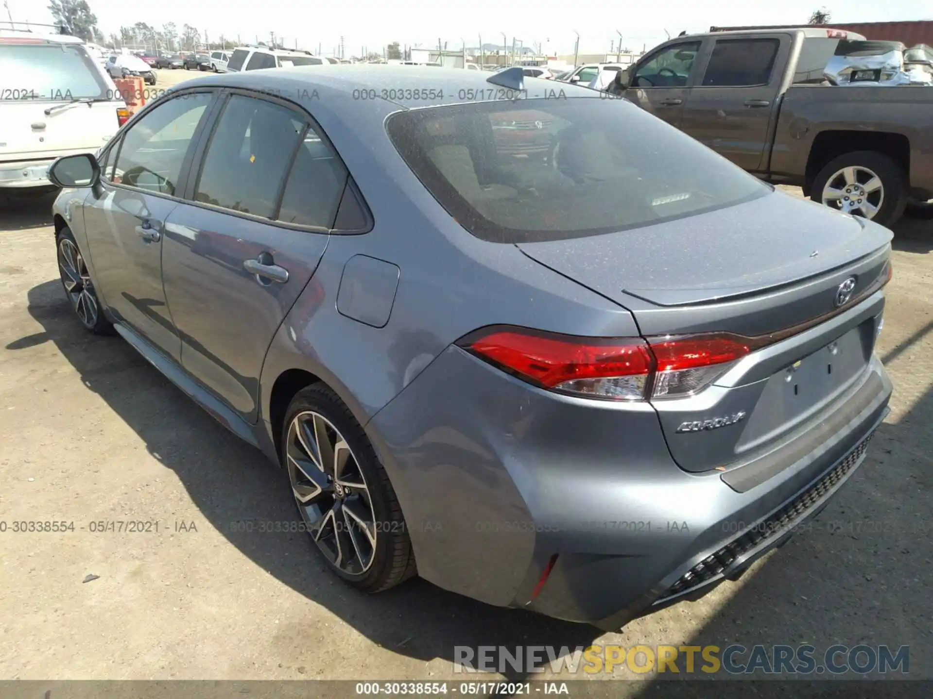 3 Photograph of a damaged car JTDS4MCEXMJ076465 TOYOTA COROLLA 2021