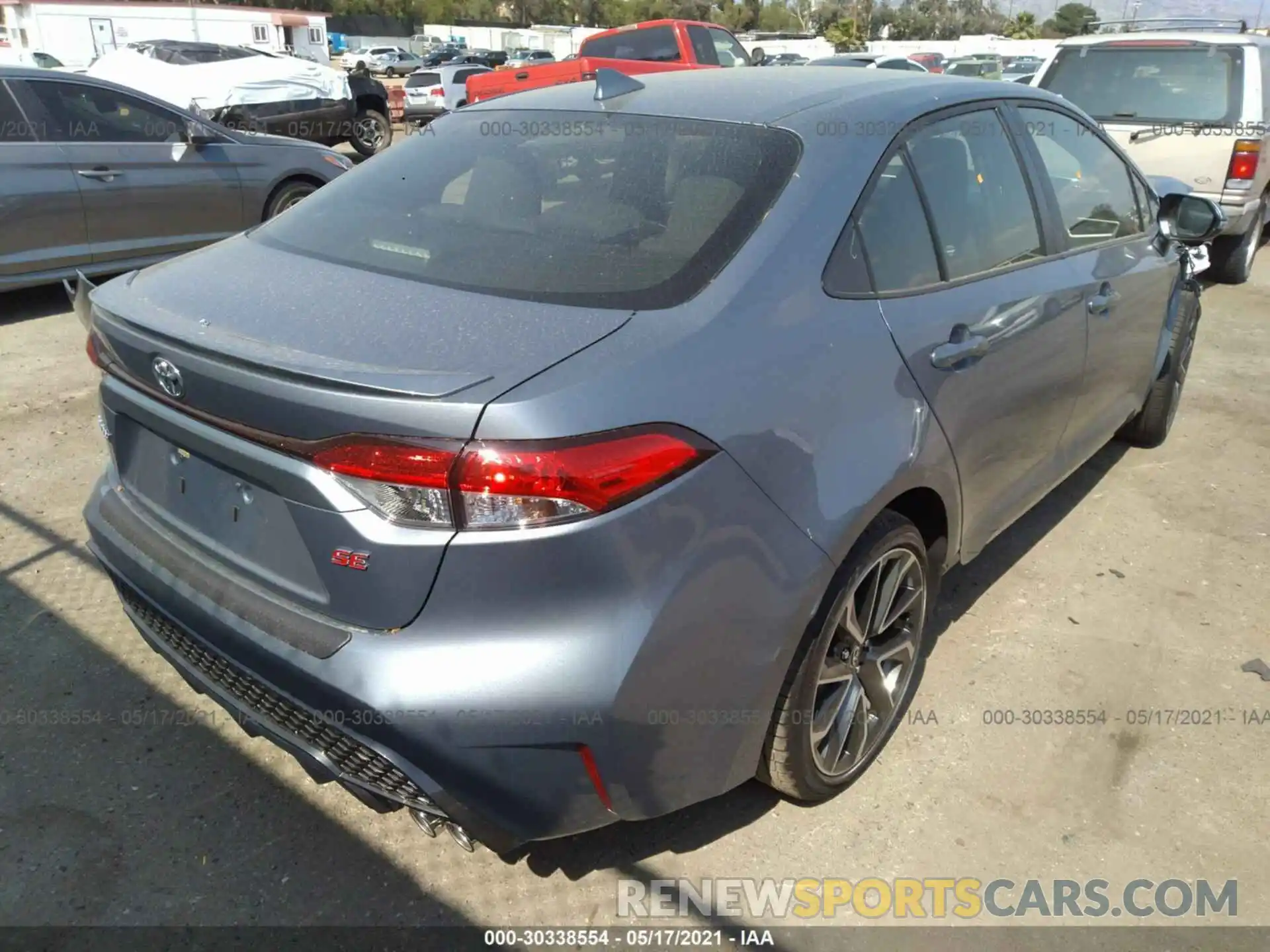 4 Photograph of a damaged car JTDS4MCEXMJ076465 TOYOTA COROLLA 2021