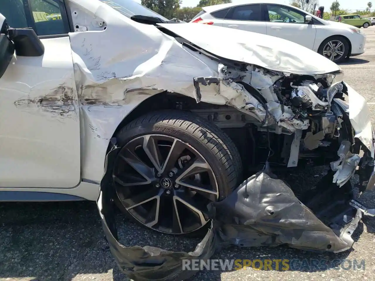 9 Photograph of a damaged car JTDS4MCEXMJ076496 TOYOTA COROLLA 2021