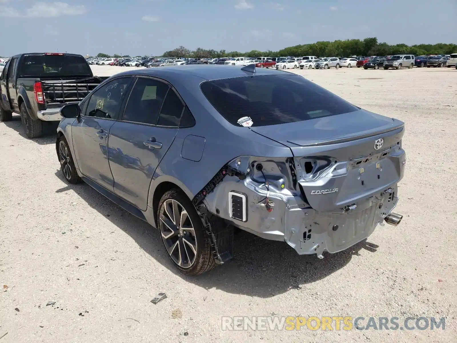 3 Photograph of a damaged car JTDS4MCEXMJ077695 TOYOTA COROLLA 2021