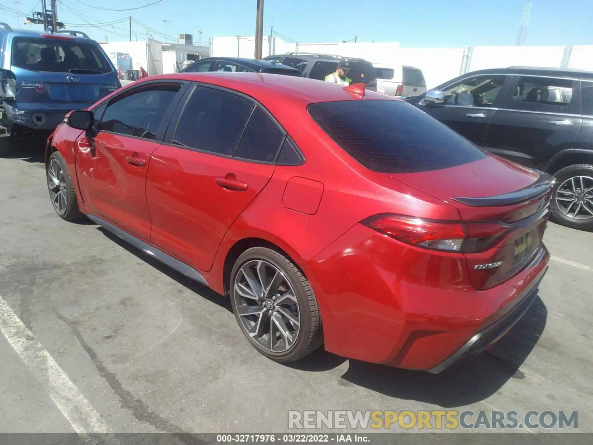 3 Photograph of a damaged car JTDT4MCE0MJ058514 TOYOTA COROLLA 2021