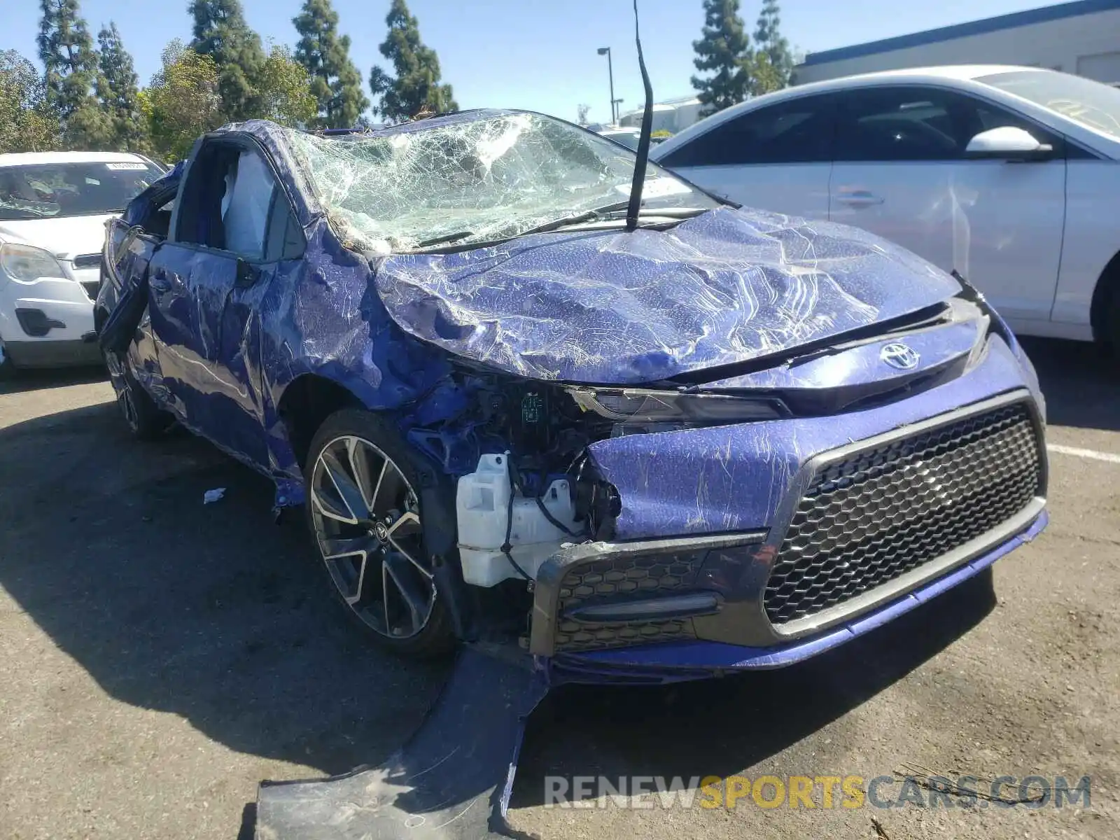 1 Photograph of a damaged car JTDT4MCE0MJ069884 TOYOTA COROLLA 2021