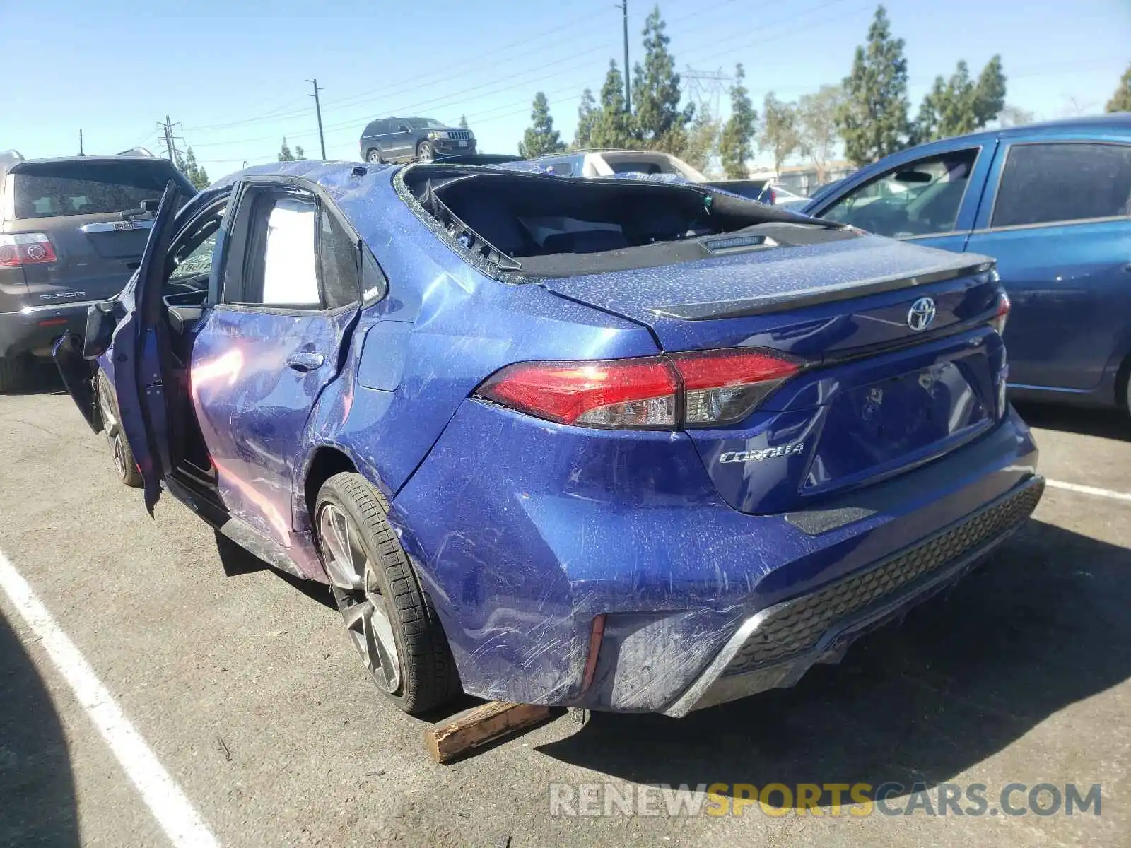 3 Photograph of a damaged car JTDT4MCE0MJ069884 TOYOTA COROLLA 2021