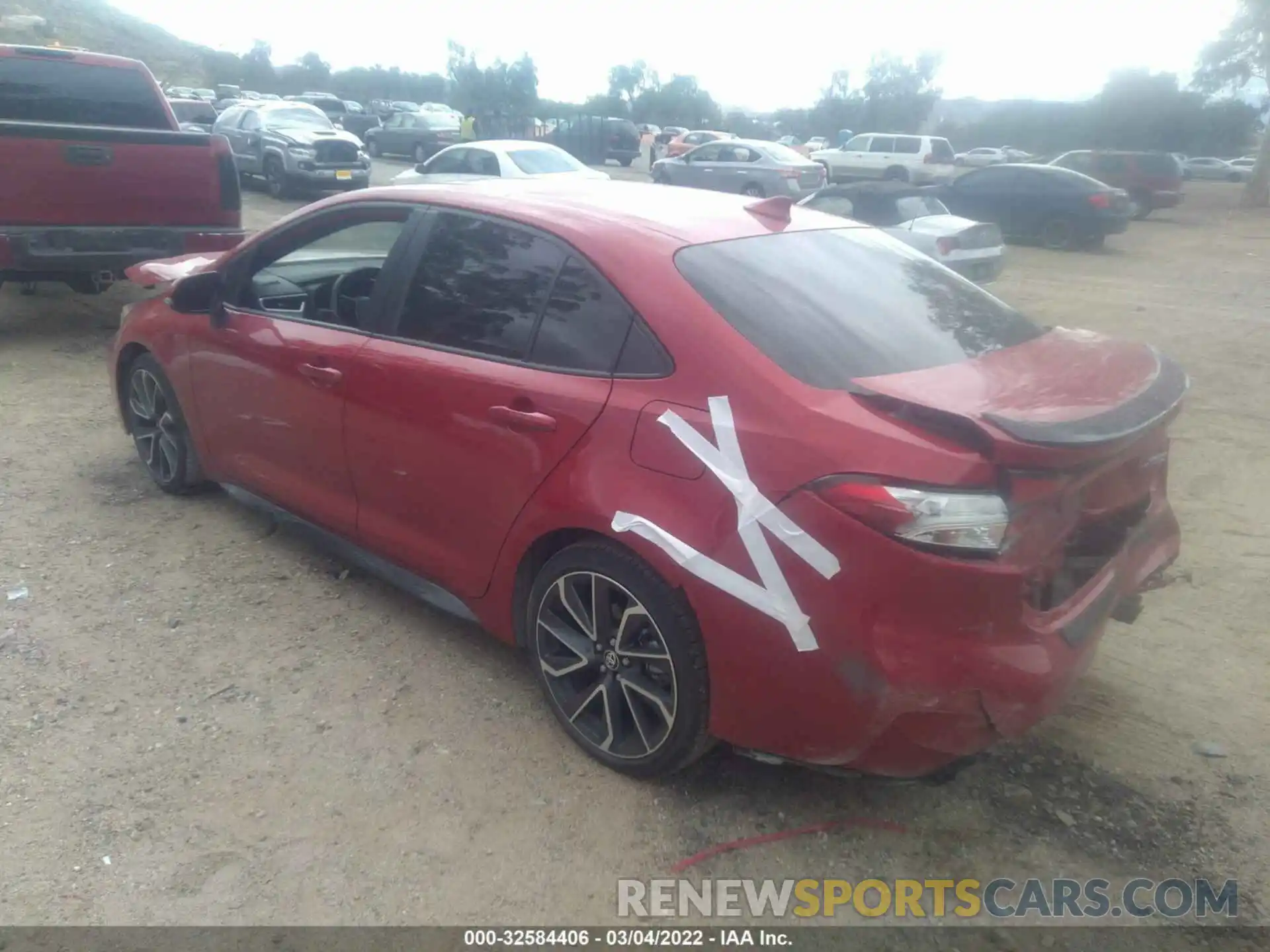 3 Photograph of a damaged car JTDT4MCE0MJ073983 TOYOTA COROLLA 2021