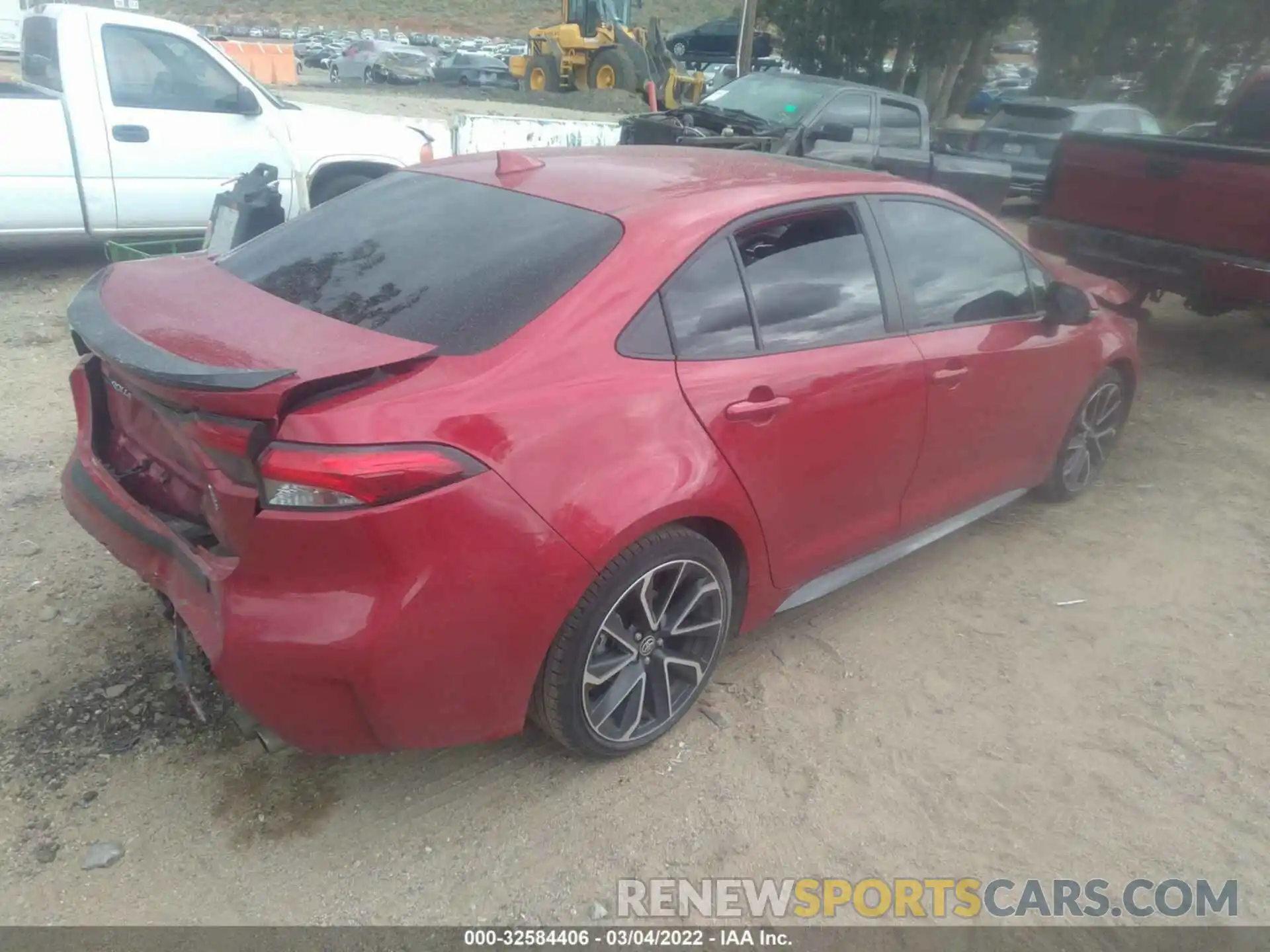 4 Photograph of a damaged car JTDT4MCE0MJ073983 TOYOTA COROLLA 2021