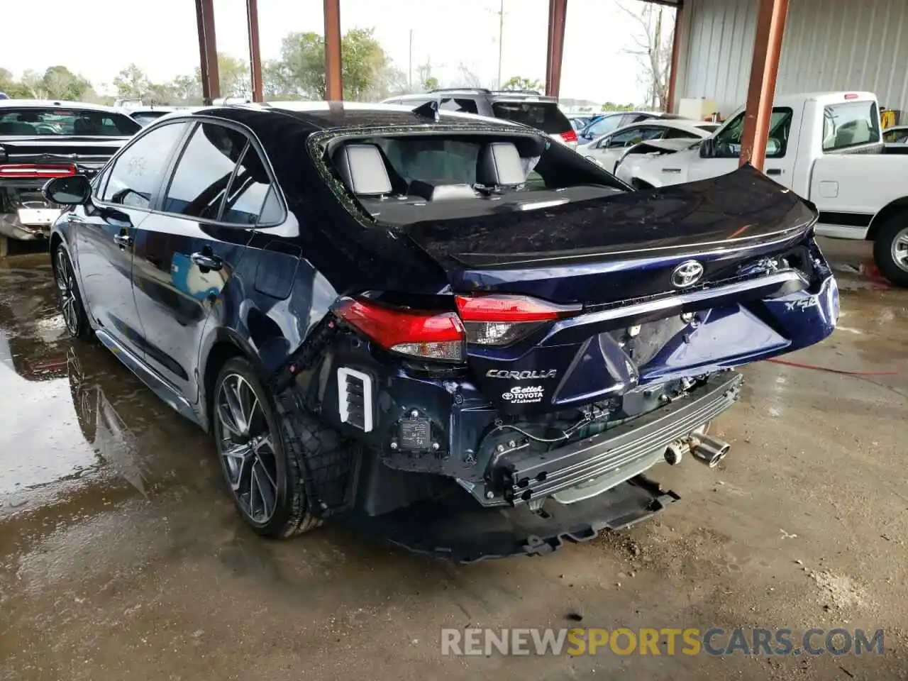 3 Photograph of a damaged car JTDT4MCE1MJ053497 TOYOTA COROLLA 2021