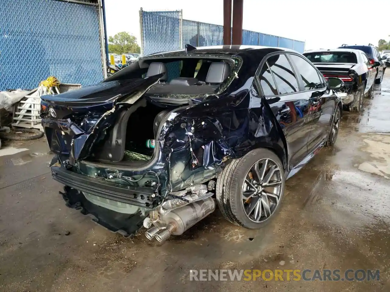 4 Photograph of a damaged car JTDT4MCE1MJ053497 TOYOTA COROLLA 2021