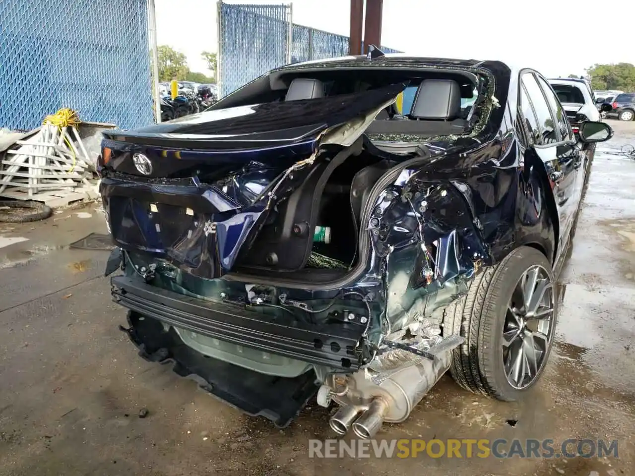 9 Photograph of a damaged car JTDT4MCE1MJ053497 TOYOTA COROLLA 2021