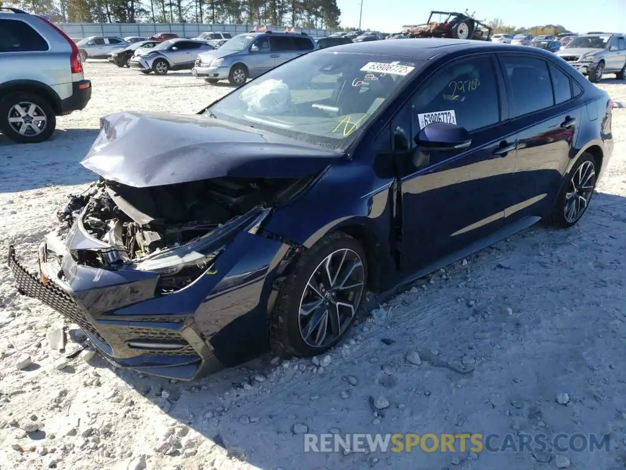 2 Photograph of a damaged car JTDT4MCE1MJ056822 TOYOTA COROLLA 2021