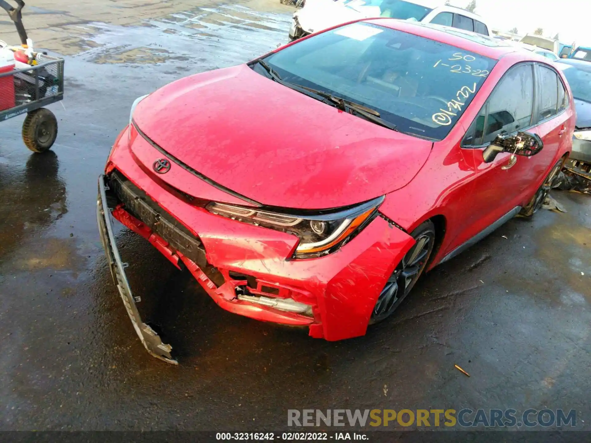 6 Photograph of a damaged car JTDT4MCE1MJ057887 TOYOTA COROLLA 2021