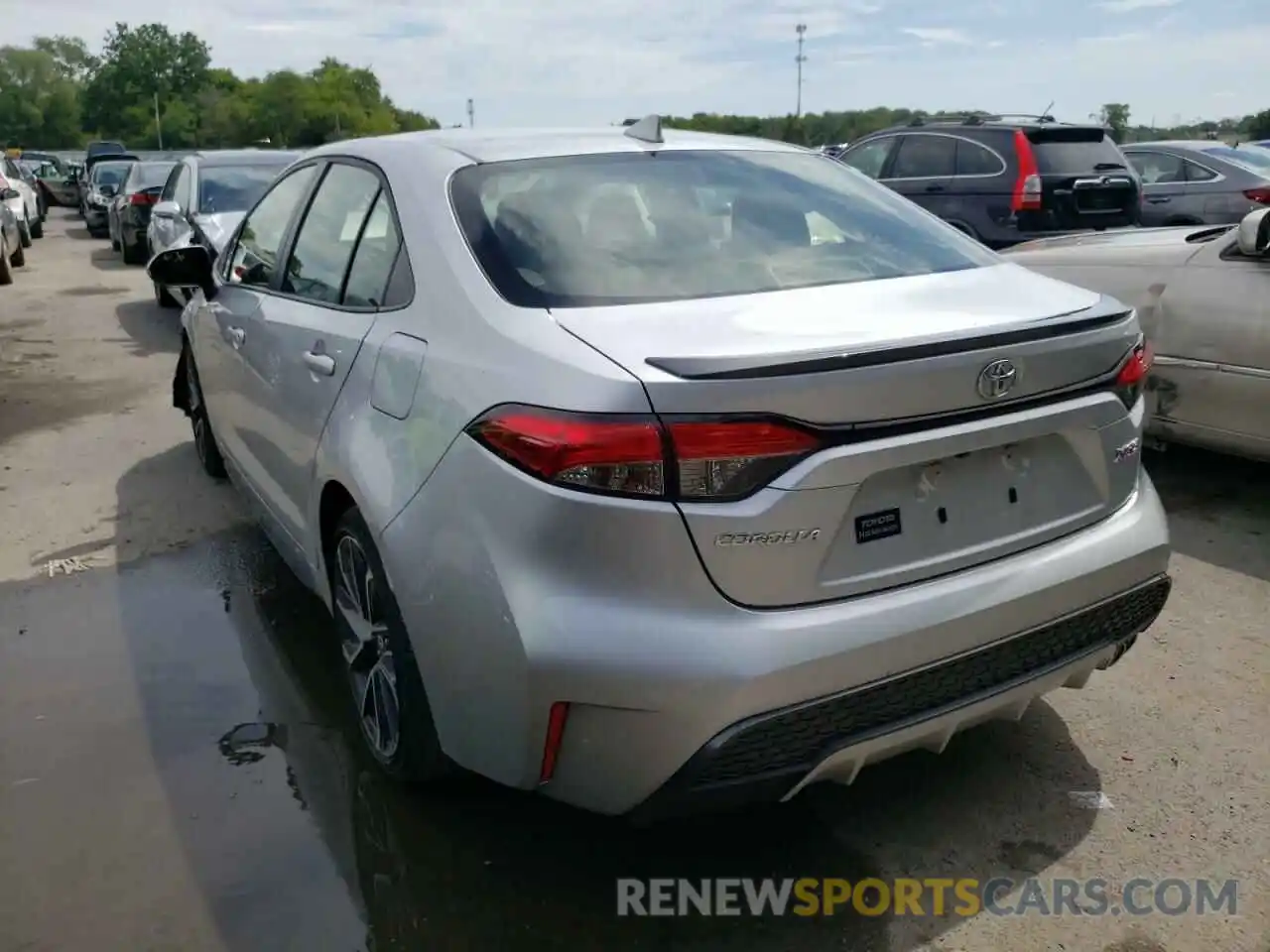 3 Photograph of a damaged car JTDT4MCE1MJ058540 TOYOTA COROLLA 2021