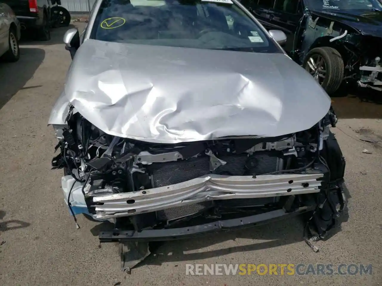 9 Photograph of a damaged car JTDT4MCE1MJ058540 TOYOTA COROLLA 2021