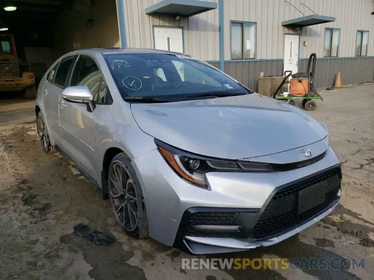 1 Photograph of a damaged car JTDT4MCE1MJ073250 TOYOTA COROLLA 2021