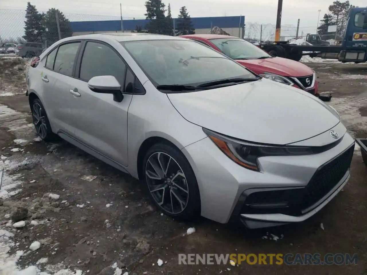 1 Photograph of a damaged car JTDT4MCE2MJ067263 TOYOTA COROLLA 2021