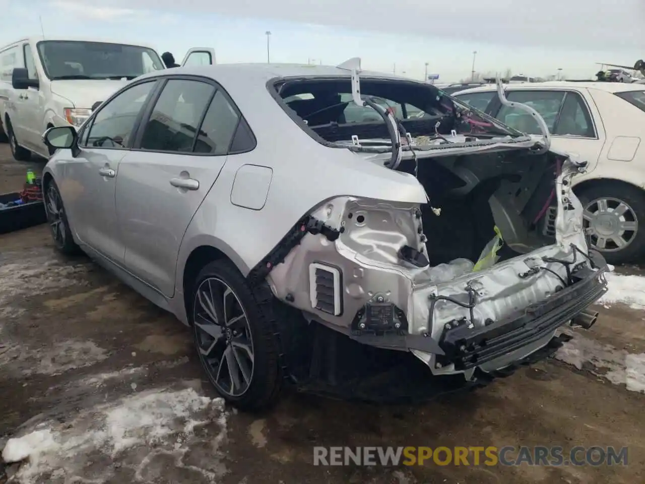 3 Photograph of a damaged car JTDT4MCE2MJ067263 TOYOTA COROLLA 2021