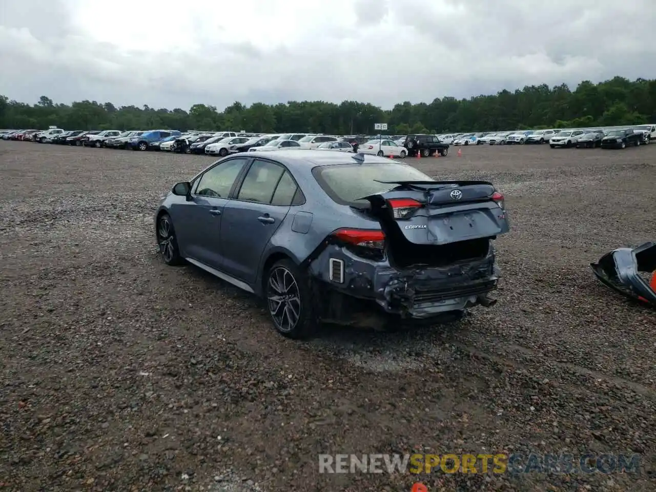 3 Photograph of a damaged car JTDT4MCE3MJ056594 TOYOTA COROLLA 2021