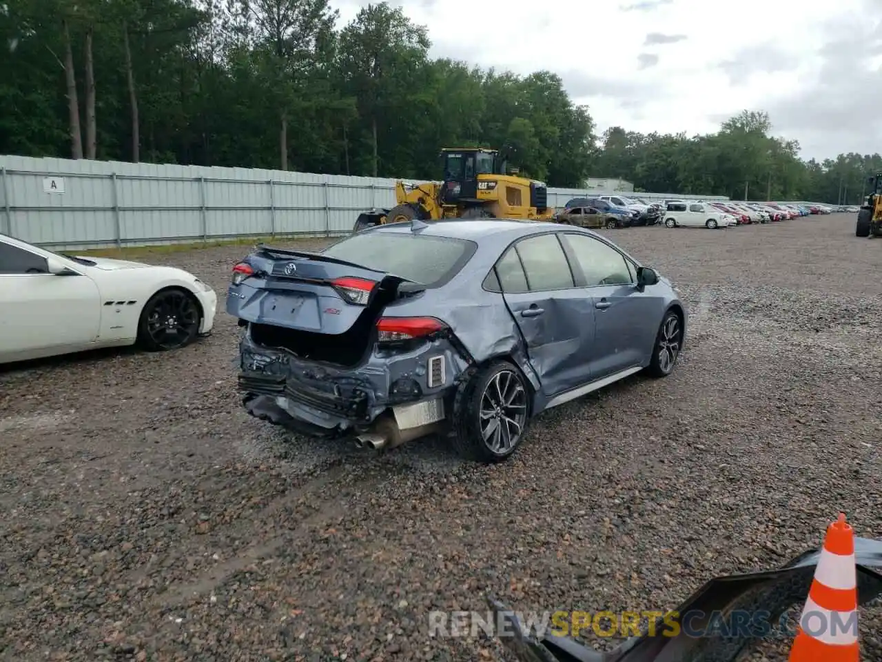 4 Photograph of a damaged car JTDT4MCE3MJ056594 TOYOTA COROLLA 2021