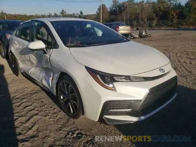 1 Photograph of a damaged car JTDT4MCE4MJ056586 TOYOTA COROLLA 2021