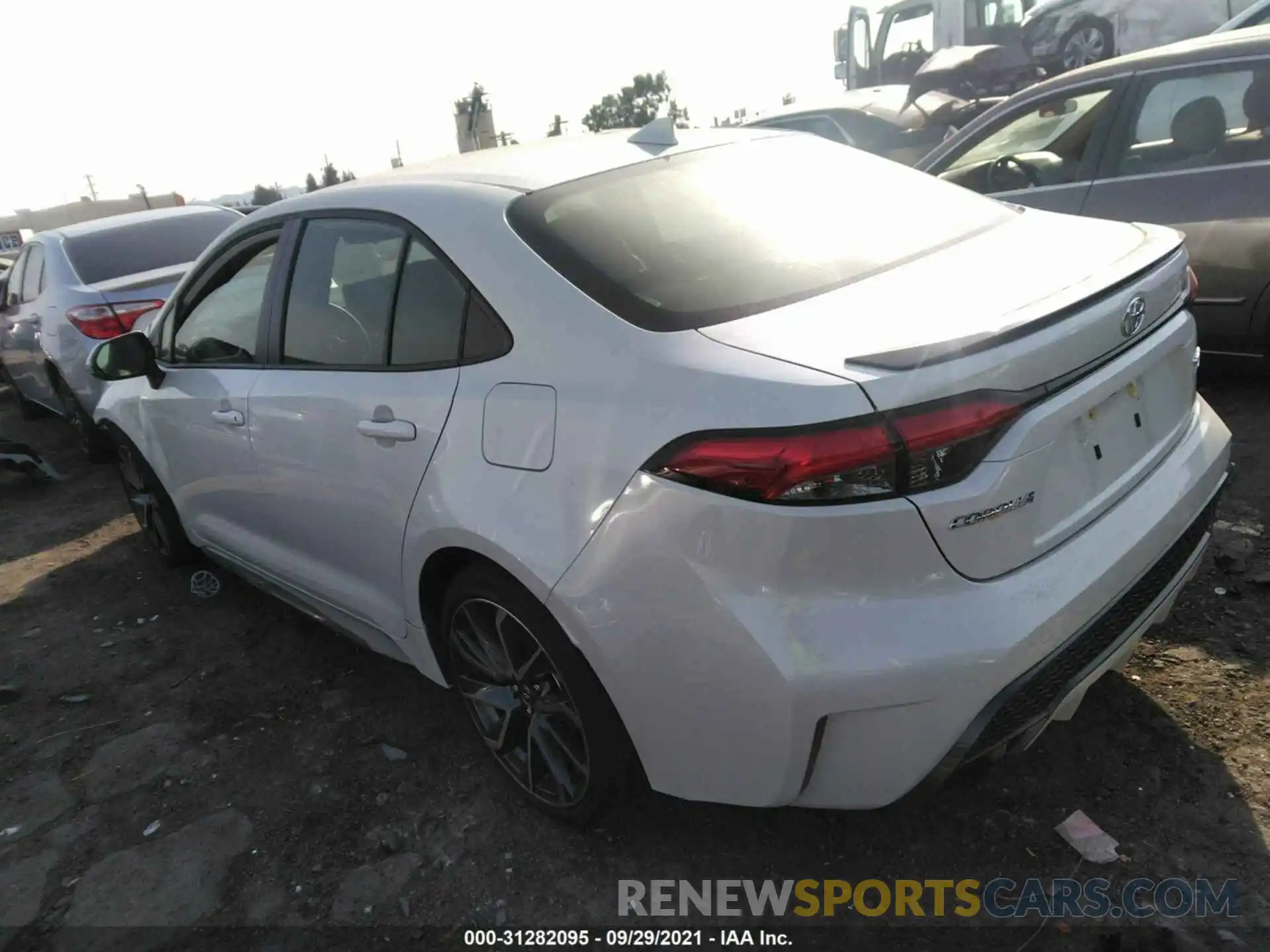 3 Photograph of a damaged car JTDT4MCE4MJ064557 TOYOTA COROLLA 2021