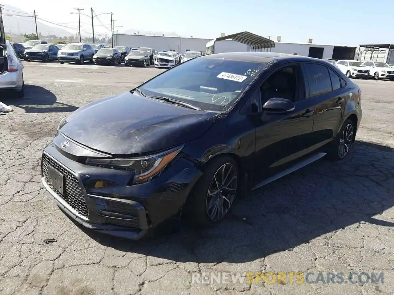 2 Photograph of a damaged car JTDT4MCE4MJ065224 TOYOTA COROLLA 2021