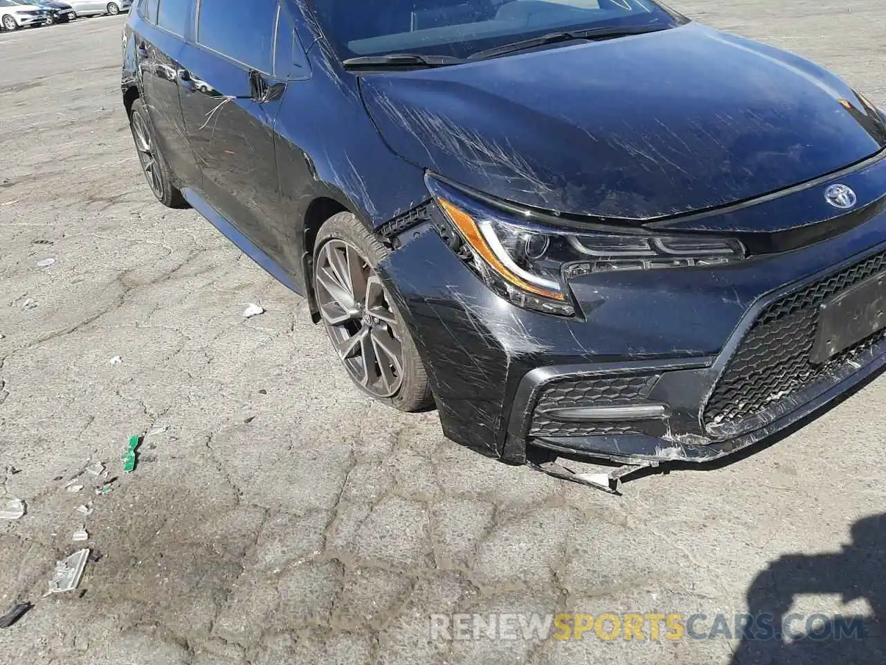 9 Photograph of a damaged car JTDT4MCE4MJ065224 TOYOTA COROLLA 2021