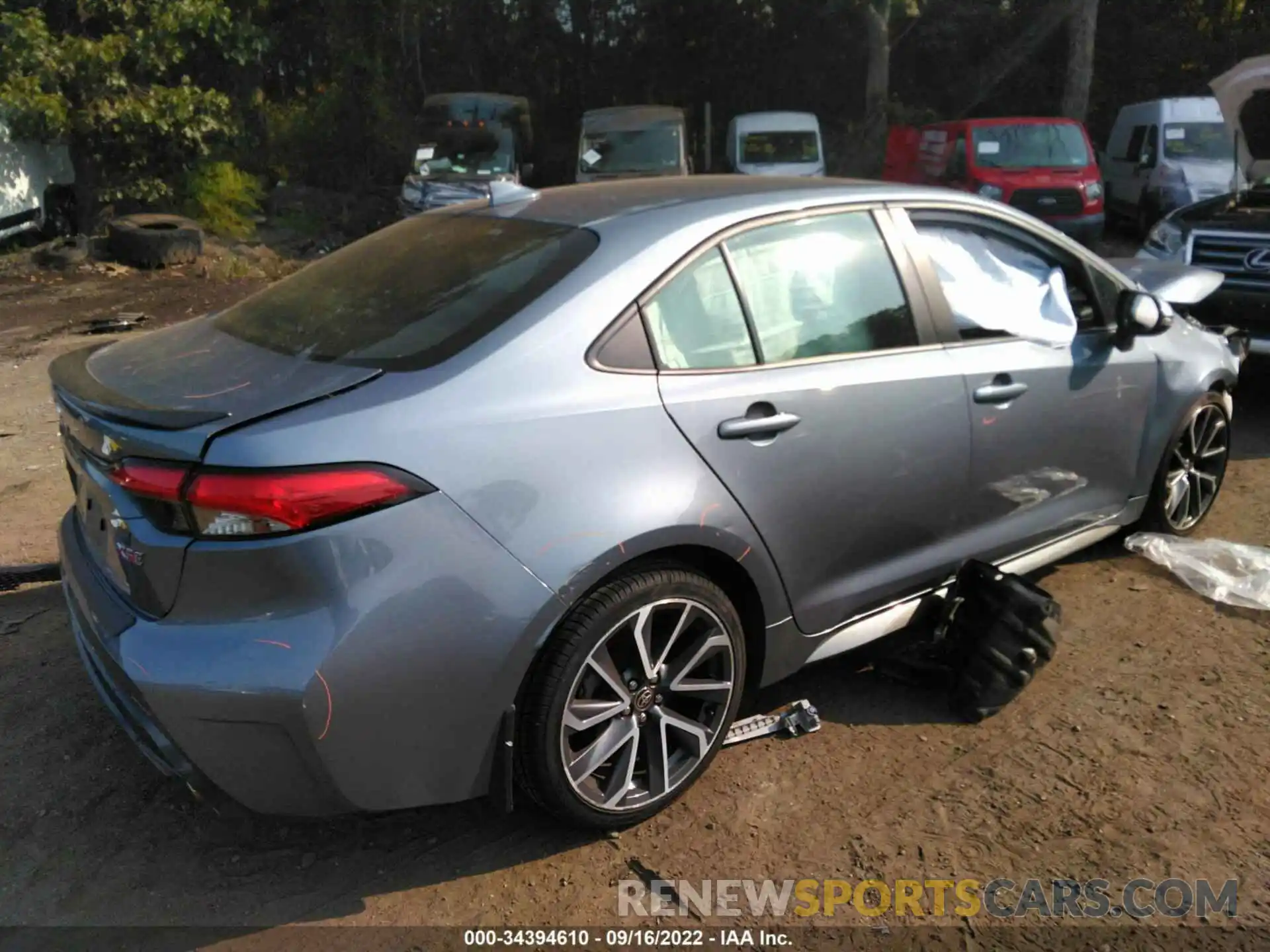 4 Photograph of a damaged car JTDT4MCE5MJ059447 TOYOTA COROLLA 2021