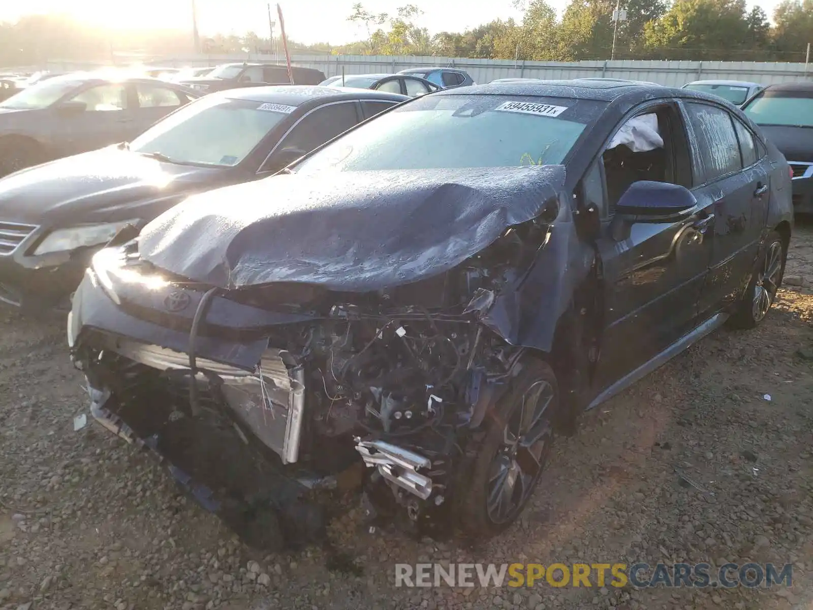 2 Photograph of a damaged car JTDT4MCE5MJ063465 TOYOTA COROLLA 2021