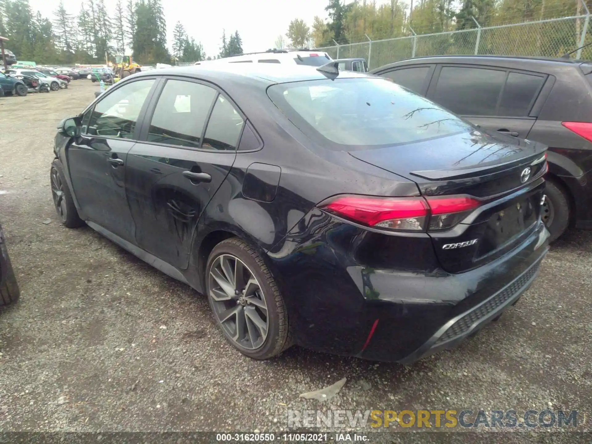 3 Photograph of a damaged car JTDT4MCE5MJ064616 TOYOTA COROLLA 2021