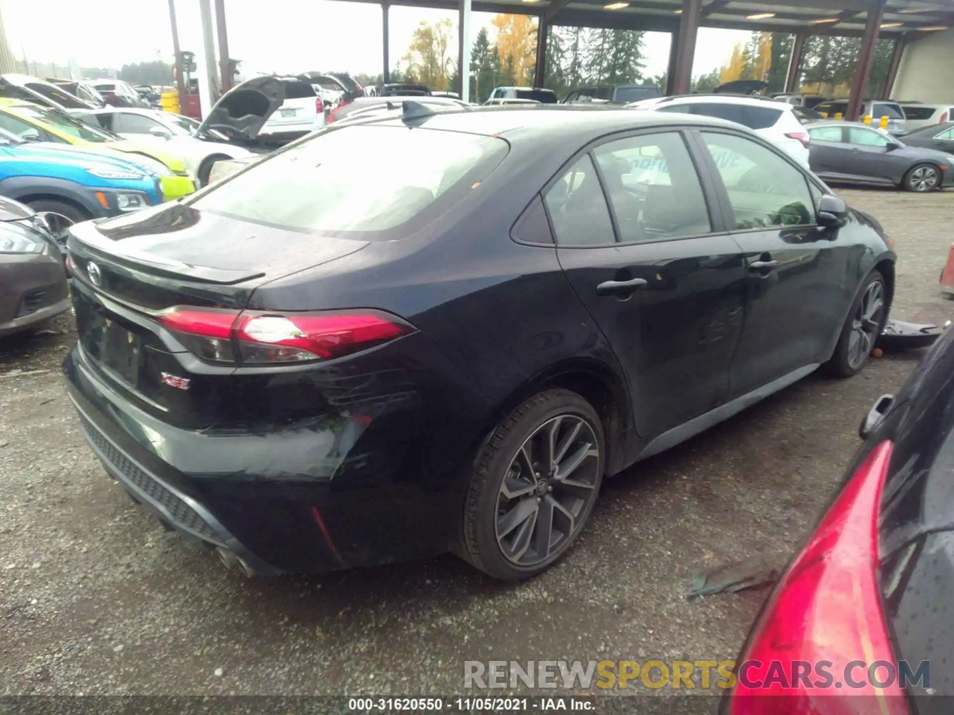 4 Photograph of a damaged car JTDT4MCE5MJ064616 TOYOTA COROLLA 2021