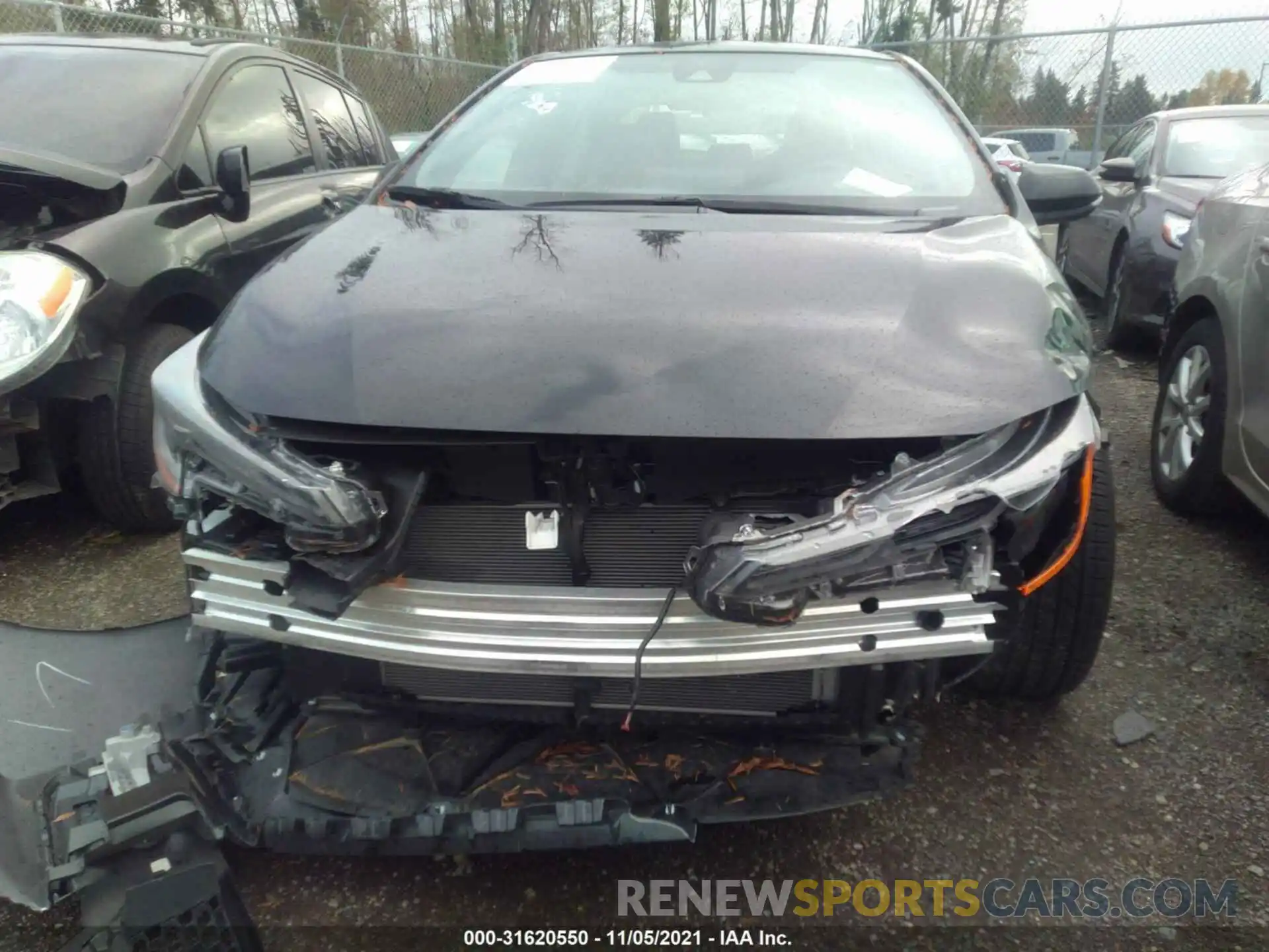 6 Photograph of a damaged car JTDT4MCE5MJ064616 TOYOTA COROLLA 2021